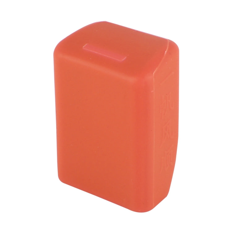 Safe Rubber Car Seat Belt Clips Locking Buckles Protective Cover, Green, Blue, Red, Black, Orange
