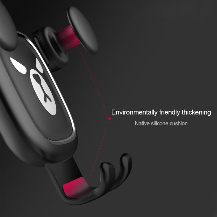 Big Eyes Pattern Gravity Cartoon Air Vent Car Mount Phone Holder, Big Eyes(Black), Big Eyes(Silver)