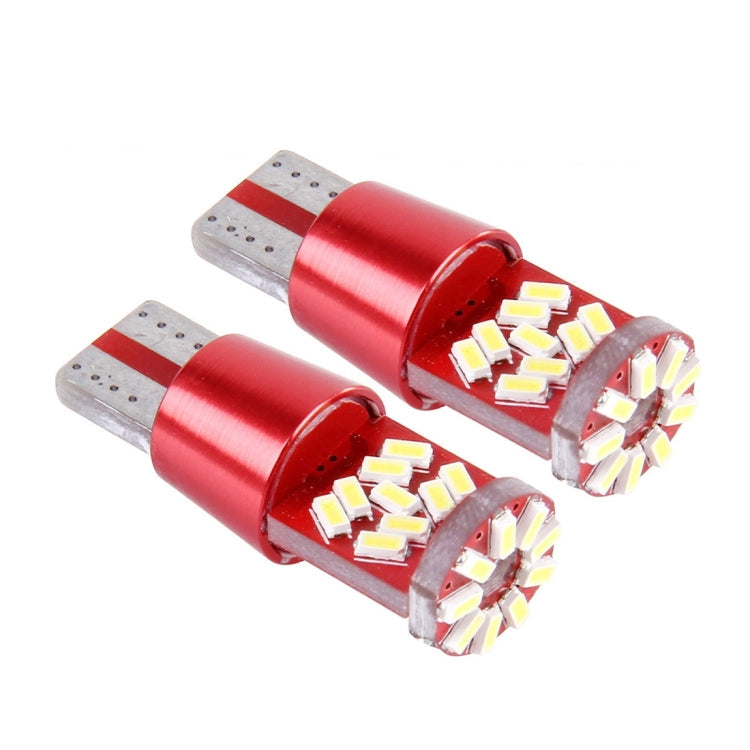 2 PCS T10 5W 27 SMD-3014 LEDs Car Clearance Light Lamp, DC 12V, 27 SMD-3014 LEDs, T10+5W Blue Light