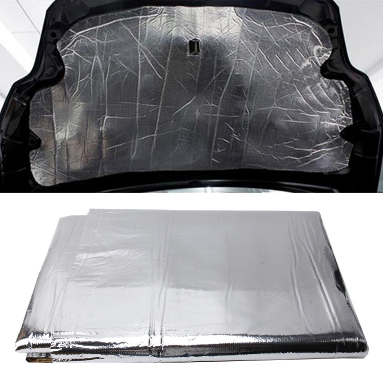 Car Hood Engine Noise Insulation Cotton Heat Waterproof Self Adhesive Car Heat Sound Insulation Cotton, Size: 1m x 1.4m x 5mm, Size: 1m x 1.4m x 5mm