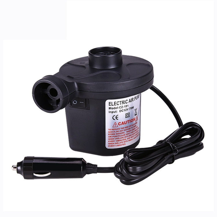 CZ-191 DC12V 40W Portable Mini Electric Air Pump Tire Inflator Car Tire Pump Inflatable Pump, CZ-191