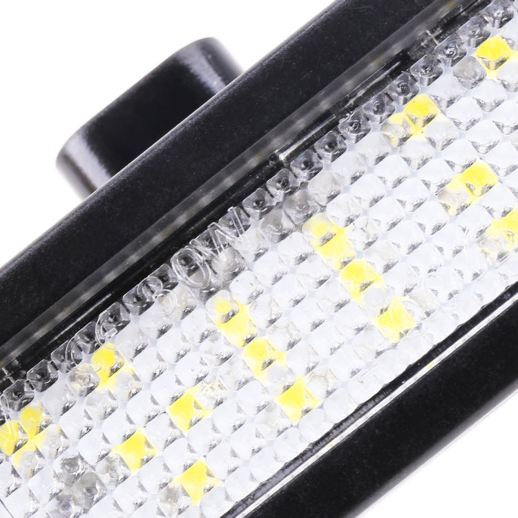 2 PCS DC 12V 3W 150LM 6000K LED License Plate Light 18LEDs SMD-3528 Bulbs Lamps for Ford Mustang 2010-2014, For Ford Mustang 2010-2014