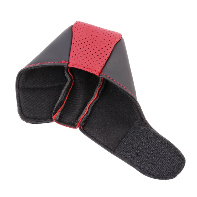 Universal Nonslip Breathable Genuine Leather Car Gear Shift Knob Cover