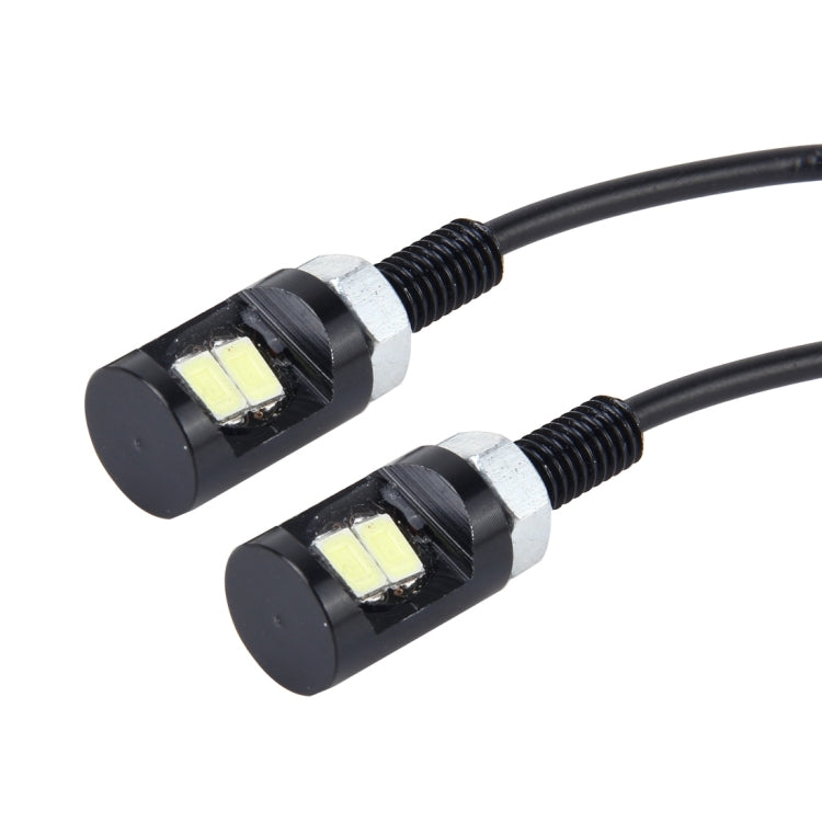 2 PCS 2W 100 LM 6500K Car License Plate Light with 2 SMD-5630 Lamps, DC 12V, 2W 100 LM 6500K