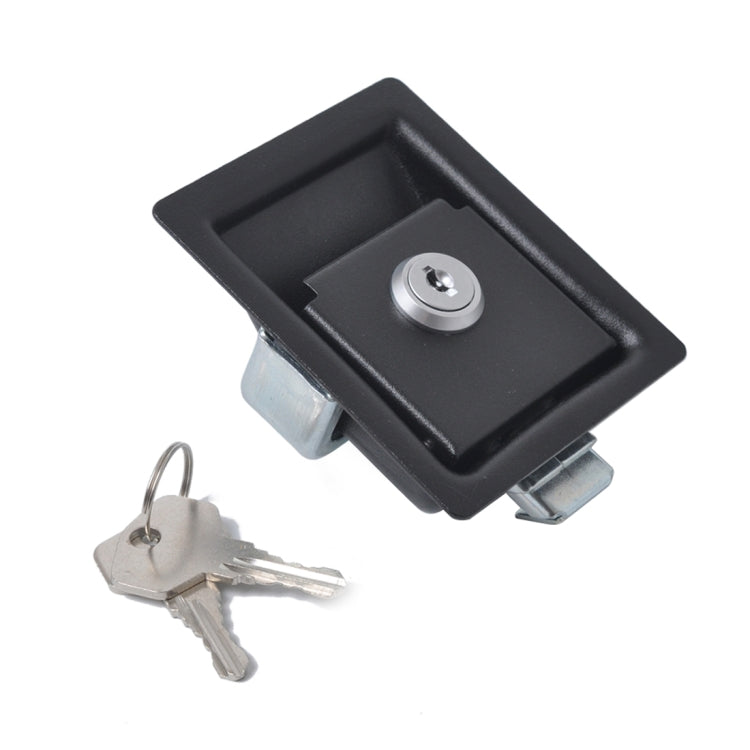 Black Paddle Entry Door Latch & Keys Tool Box for Trailer / Yacht / Truck, A1215-01