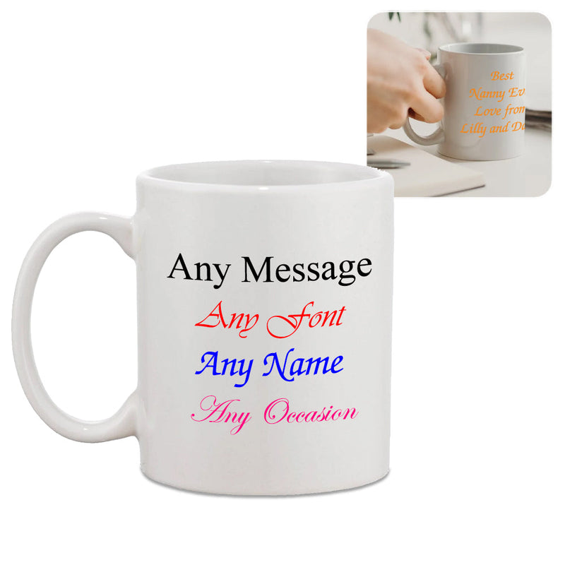 Personalised Mug with Any Message