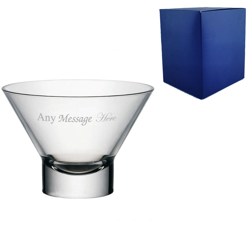 Engraved 130ml Ypsilon Dessert Bowl With Gift Box