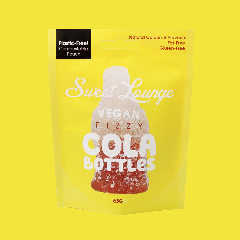 Vegan Fizzy Cola Bottles (Plastic-Free) 65g