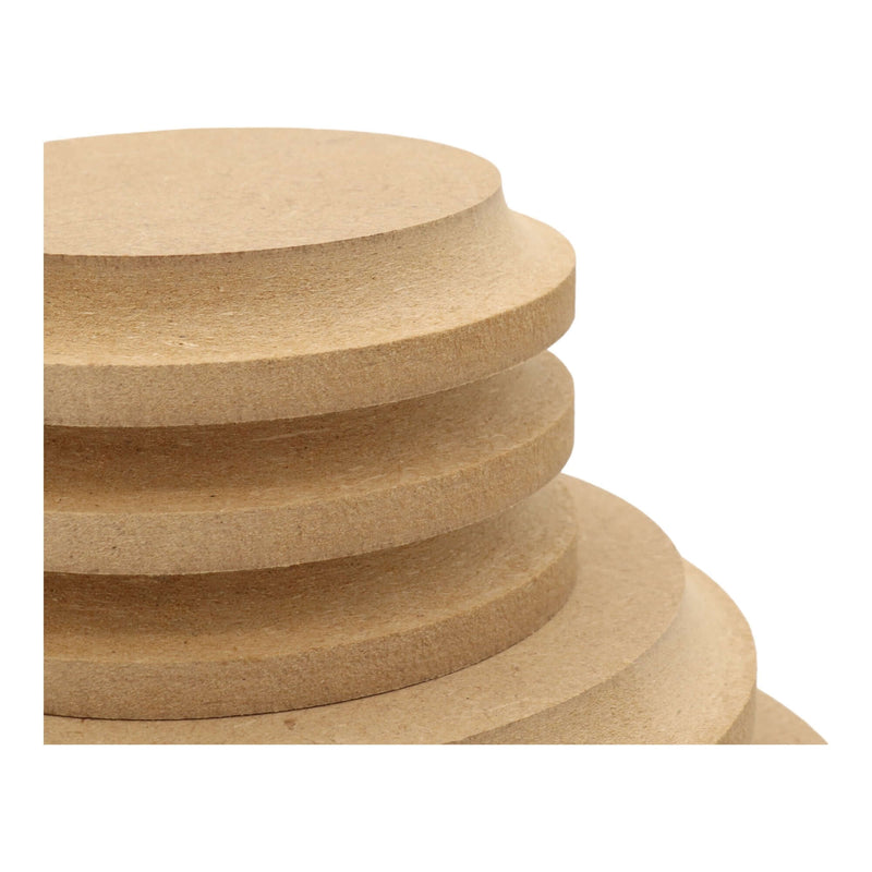 MDF Circle Shape - Cove Edge