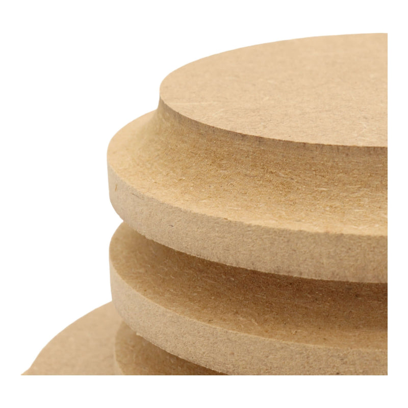 MDF Circle Shape - Cove Edge