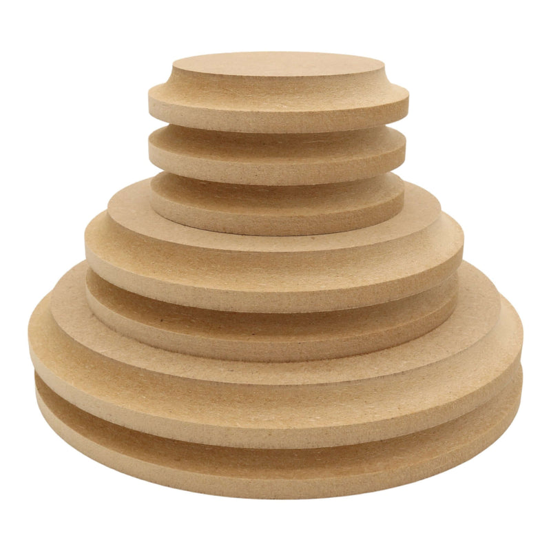 MDF Circle Shape - Cove Edge