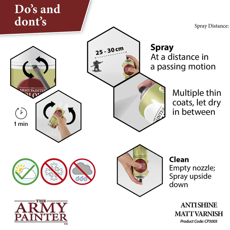 Army Painter - Anti-Shine, Matt Varnish (400ml)