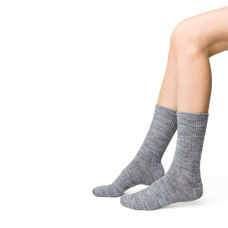 1 Pack Ladies Alpaca Wool Warm Boot Socks for Winter