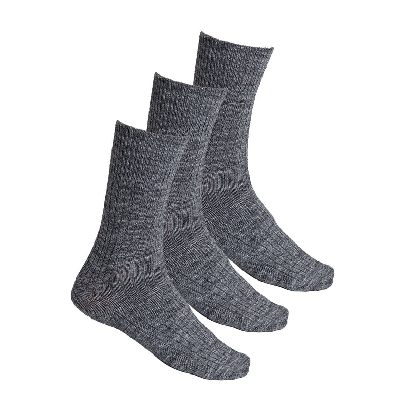3 Pairs Ladies Alpaca Wool Winter Cushioned Thick Boot Socks