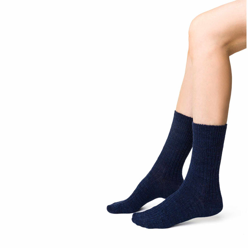 1 Pack Ladies Alpaca Wool Warm Boot Socks for Winter