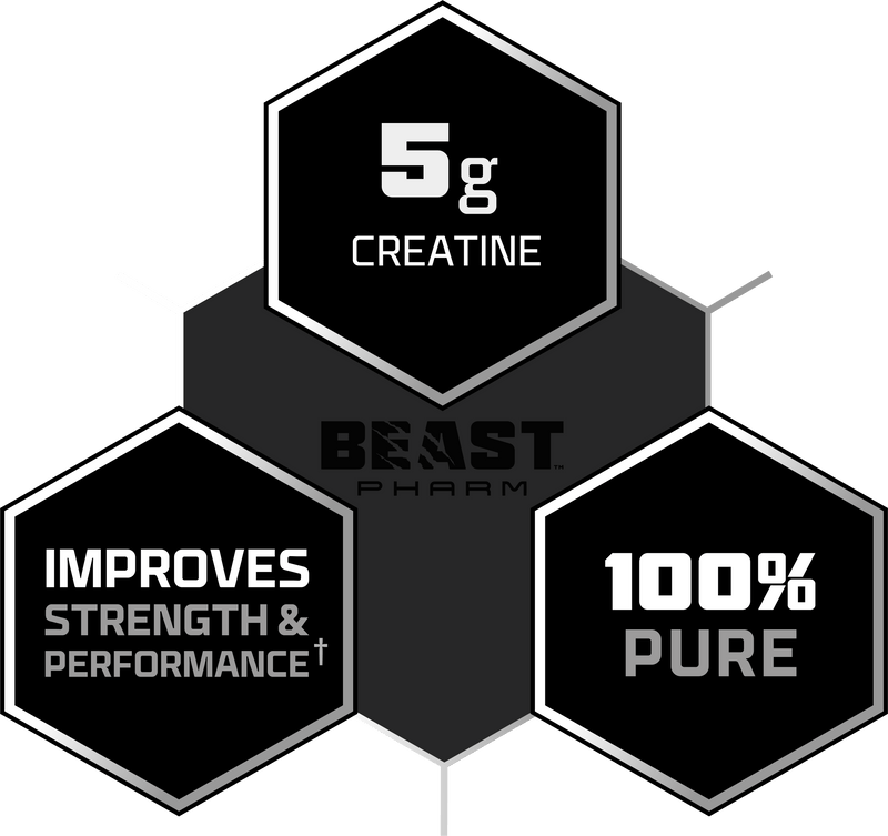 BEAST 100% Pure Micronised Creatine Monohydrate