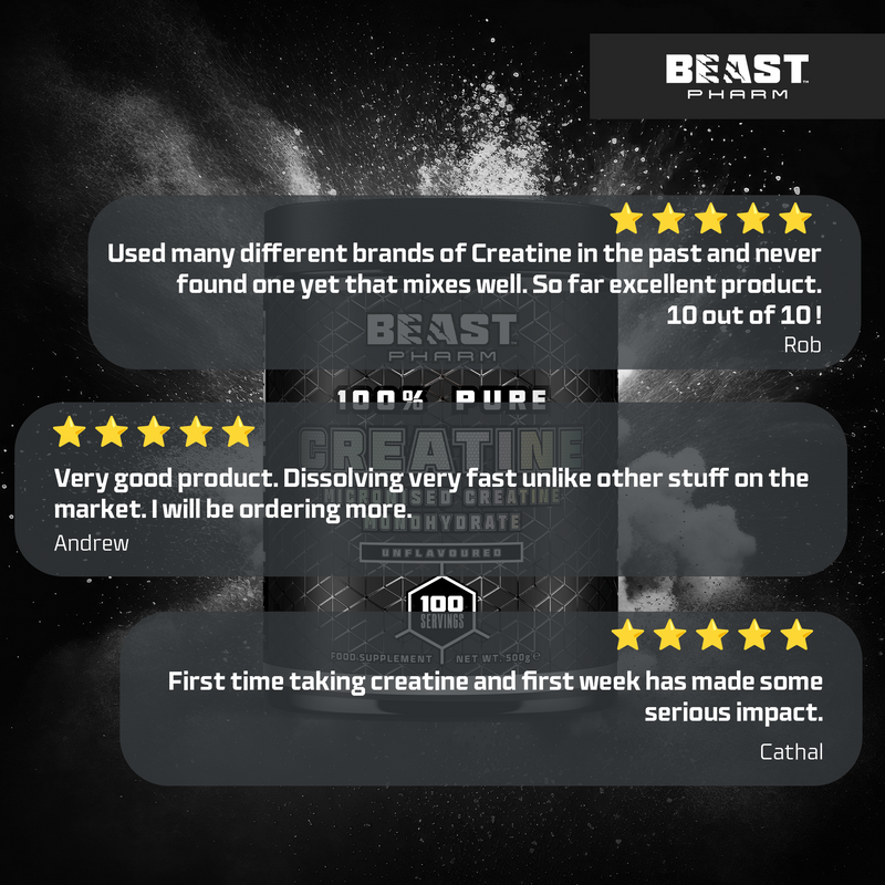 BEAST 100% Pure Micronised Creatine Monohydrate
