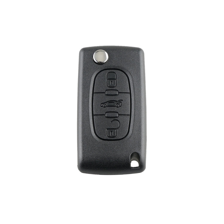 For PEUGEOT Car Keys Replacement 3 Buttons Car Key Case with Grooved, without Holder, For PEUGEOT