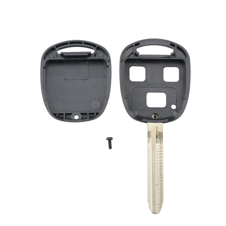 For TOYOTA Car Keys Replacement 3 Buttons Car Key Case with Key Blade, 3 Buttons