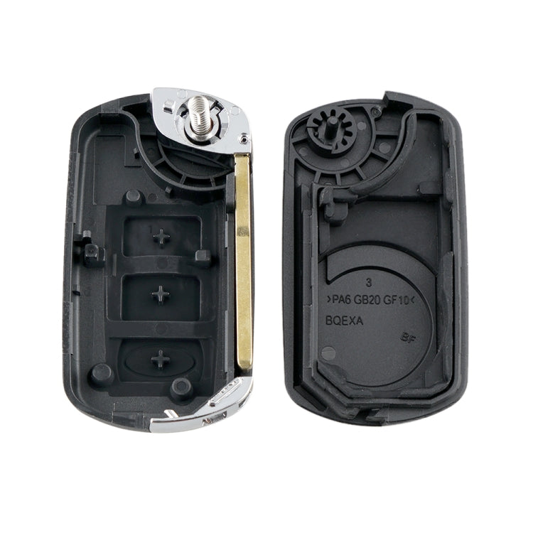 For Landrover Range Rover Sport 2006-2011 / Range Rover 2006~2009 / Discovery 3 2005~2009 Car Keys Replacement 3 Buttons Car Key Case with Foldable Key Blade, For Landrover Range Rover