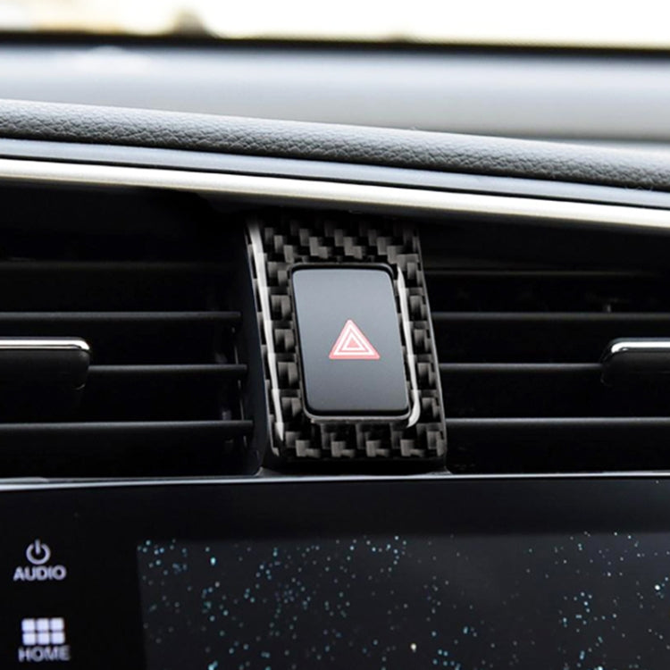 Car Carbon Fiber Double Flash Frame Decorative Sticker for Honda Tenth Generation Civic 2016-2019, Double Flash Frame