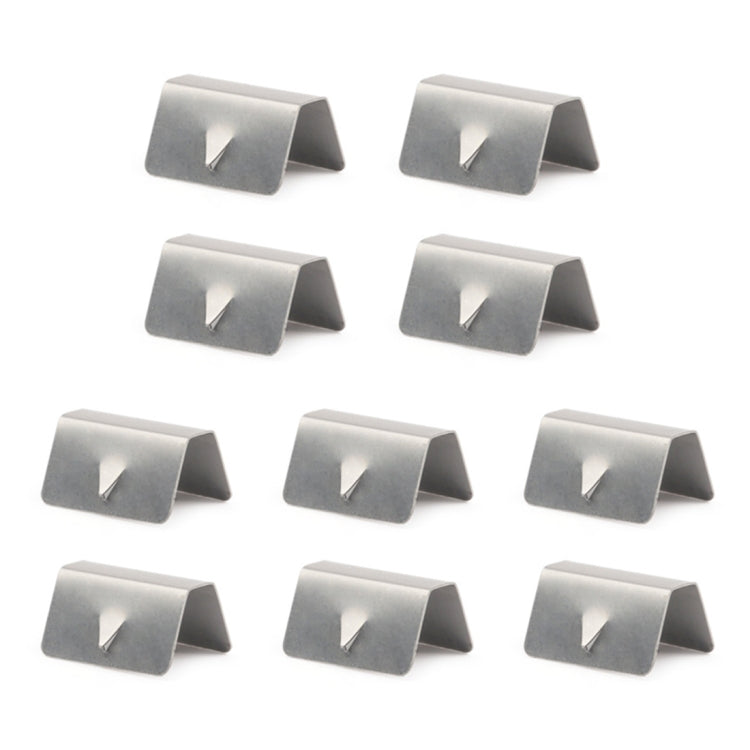 10 PCS Car Windshield Clip Wind / Rain Deflector Channel Metal Buckle for Heko G3, For Heko G3