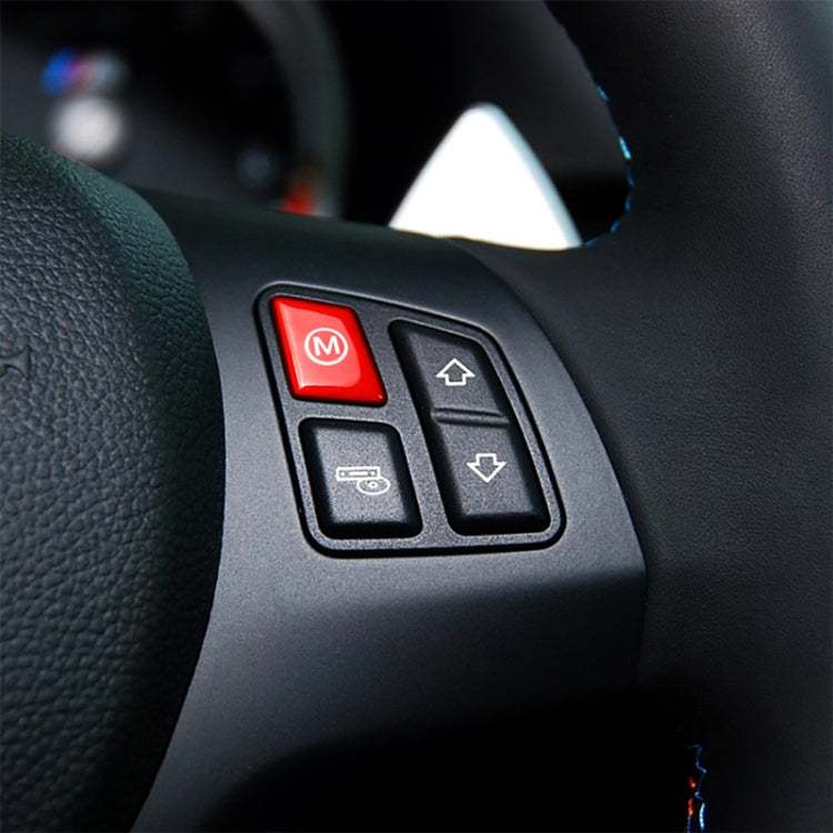 Wheel M Fashion Button Switch Trim Cover for BMW 3 series E90 E92 E93 M3 2007-2013, For BMW 3 series (Blue), M