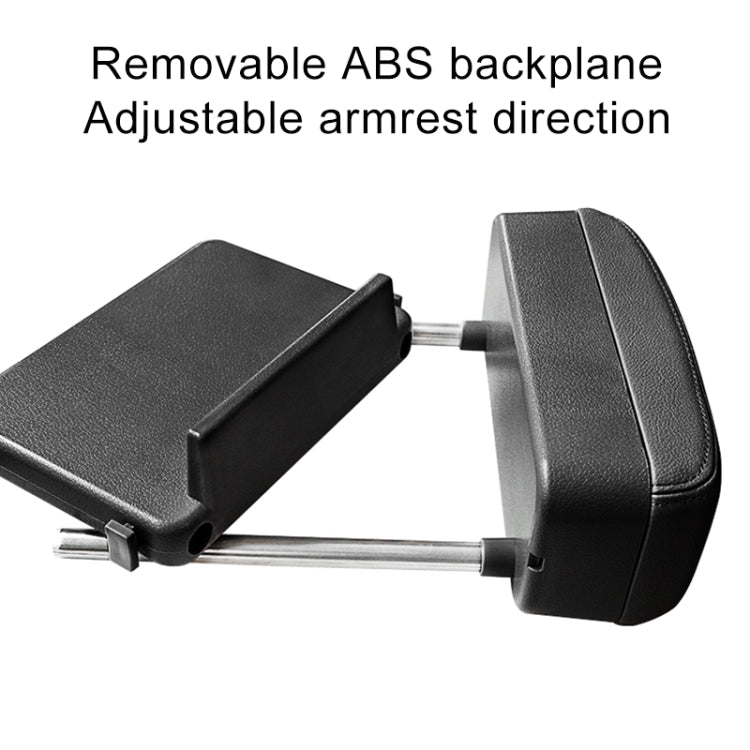 2 PCS Universal Car Wireless Qi Standard Charger PU Leather Wrapped Armrest Box Cushion Car Armrest Box Mat with Storage Box, 2pcs(Beige), 2pcs(Brown), 2pcs(Black Red), 2pcs(Black White), 2pcs(Grey)