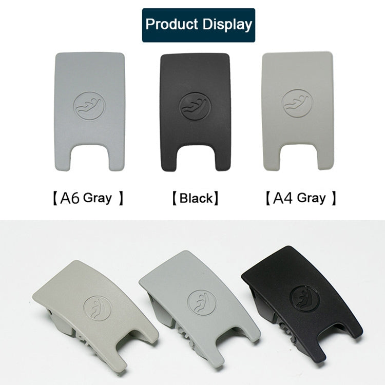 Car Rear Children Seat Isofix Cover for Audi A6 2013-2018, For Audi A6 2013-2018 (Black), For Audi A6 2013-2018(Grey)