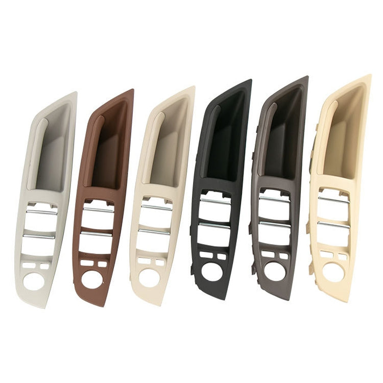 Car Imported Version Inside Doors Handle Pull Trim Cover 5141 7225 873 for BMW F10 F18, Left Driving, Imported Version (Wine Red), Imported Version (Dark Coffee), Imported Version (Beige White), Imported Version (Grey), Imported Version (Beige)