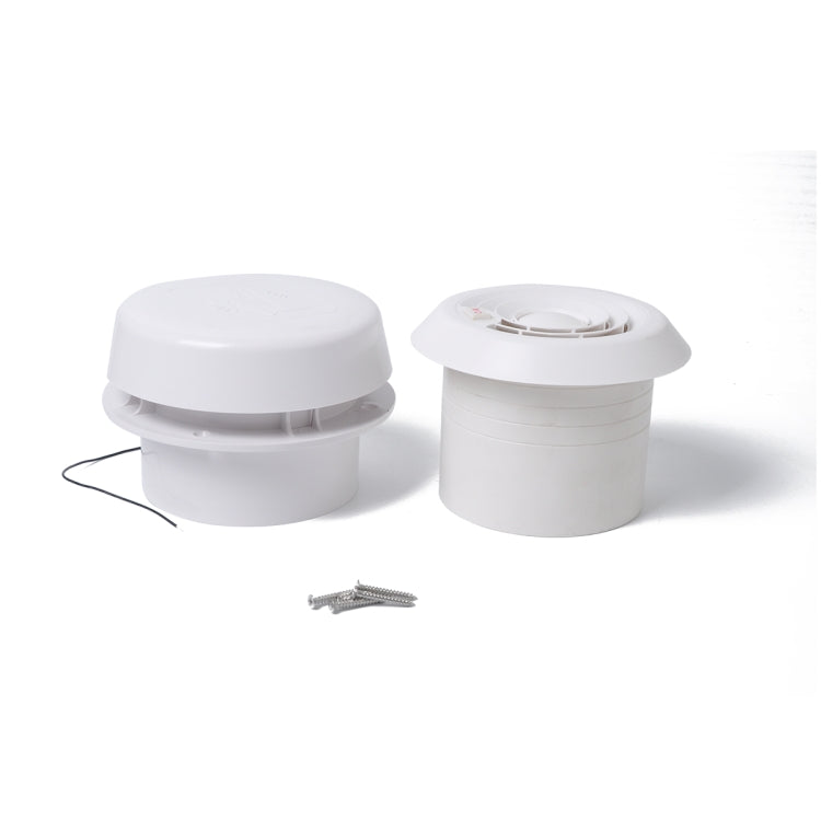 Mushroom Shape 12V White Volt  RV Roof Mute Air Vent Fan Camper Travel Trailer, A0673
