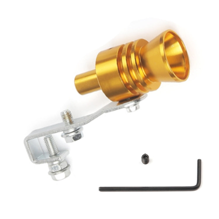 Universal Aluminum Turbo Sound Exhaust Muffler Pipe Whistle Car / Motorcycle Simulator Whistler, Size: L, Outside Diameter: 30mm, Size: L (Black), Size: L (Gold), Size: L (Blue), Size: L (Red), Size: L (Silver)