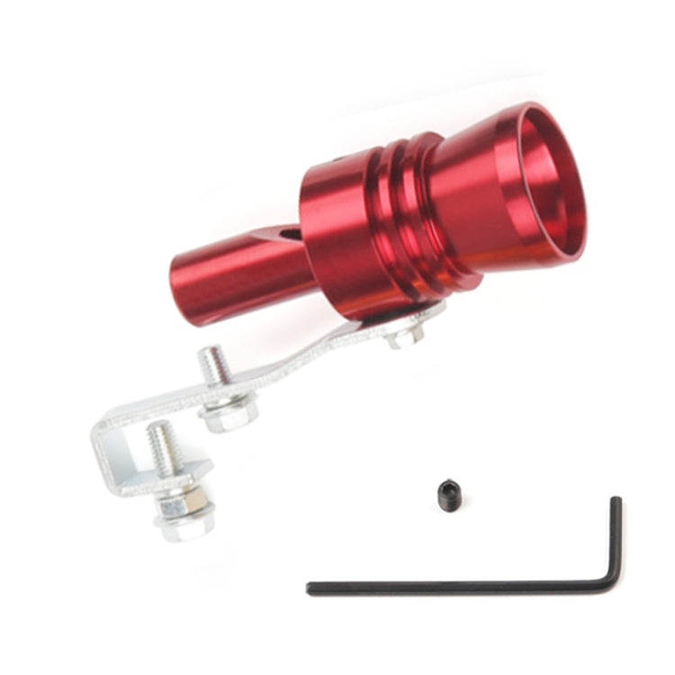 Universal Aluminum Turbo Sound Exhaust Muffler Pipe Whistle Car / Motorcycle Simulator Whistler, Size: XL, Outside Diameter: 35mm, Size: XL (Black), Size: XL (Gold), Size: XL (Blue), Size: XL (Red), Size: XL (Silver)