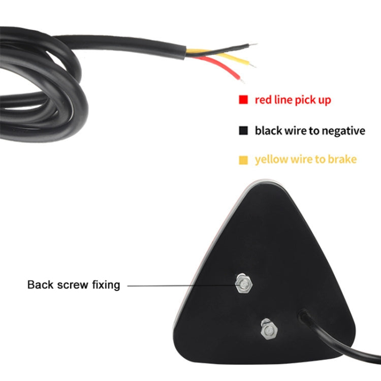 Bicycle / Mountain Bike X Style Triangle Pilot Light LED Tail Light, X Style