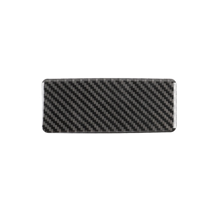 Car Carbon Fiber Rear Seat Ashtray Panel Decorative Sticker for Infiniti Q50 / Q60 2014-2020, Rear Seat Ashtray Panel
