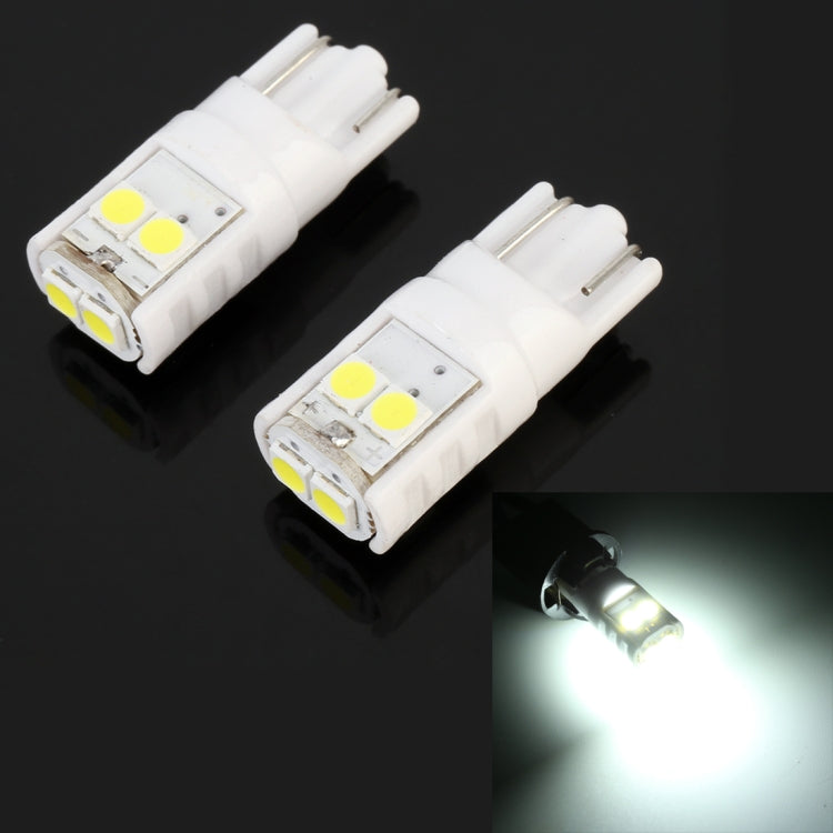 2 PCS T10 DC12V / 1W / 6000K / 80LM 6LEDs SMD-3030 Car Clearance Light, 6LEDs