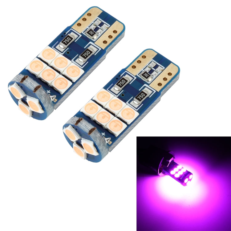 2 PCS T10 DC12 / 1W 9LEDs SMD-3030 Car Clearance Light, 9LEDs (Yellow Light), 9LEDs (Ice Blue Light), 9LEDs (Blue Light), 9LEDs (Pink Light), 9LEDs (White Light)