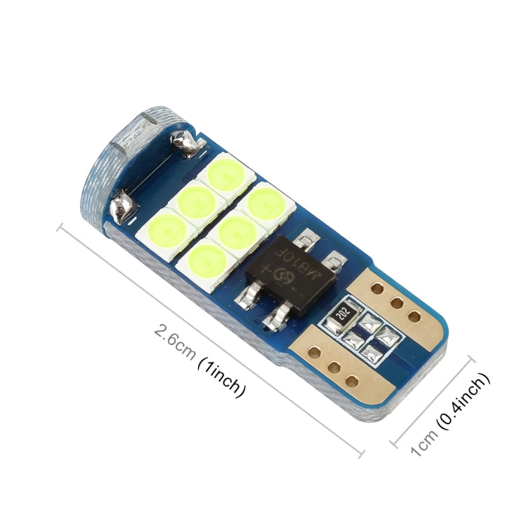 2 PCS T10 DC12 / 1W 9LEDs SMD-3030 Car Clearance Light, 9LEDs (Yellow Light), 9LEDs (Ice Blue Light), 9LEDs (Blue Light), 9LEDs (Pink Light), 9LEDs (White Light)