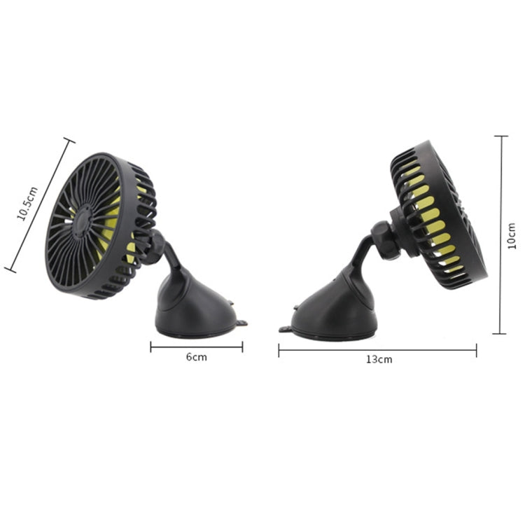 F403 Portable Car Center Console Sucker Electric Cooling Fan with Aromatherapy, F403
