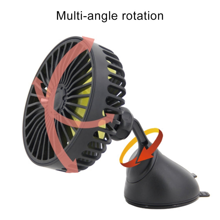 F403 Portable Car Center Console Sucker Electric Cooling Fan with Aromatherapy, F403