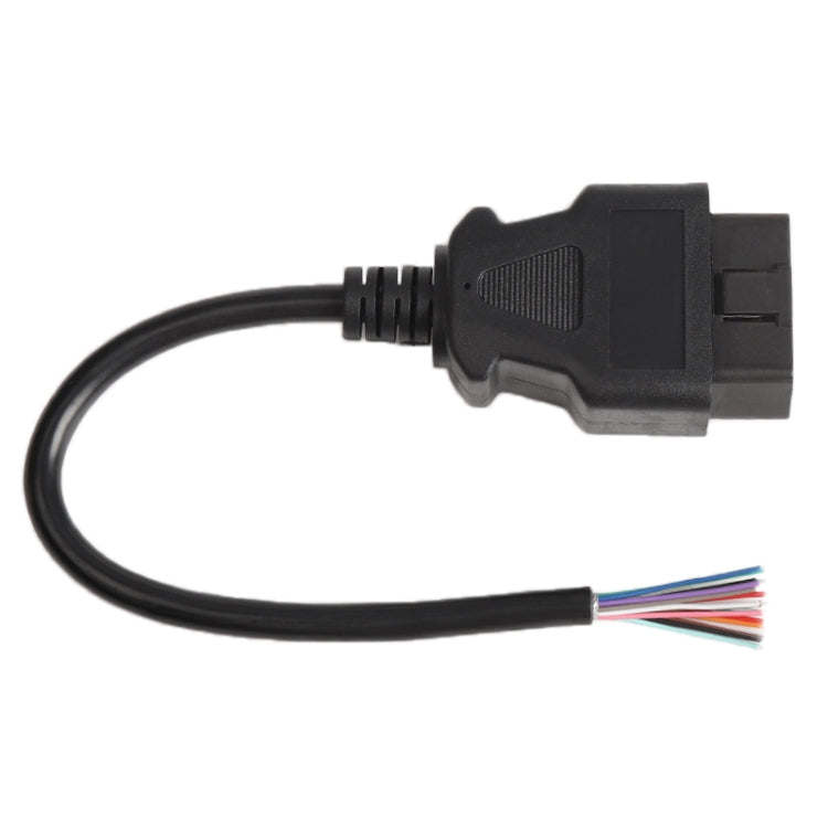 16PIN Male OBD Cable Opening Line OBD 2 Extension Cable for Car Diagnostic Scanner, Cable Length: 100cm, 100cm