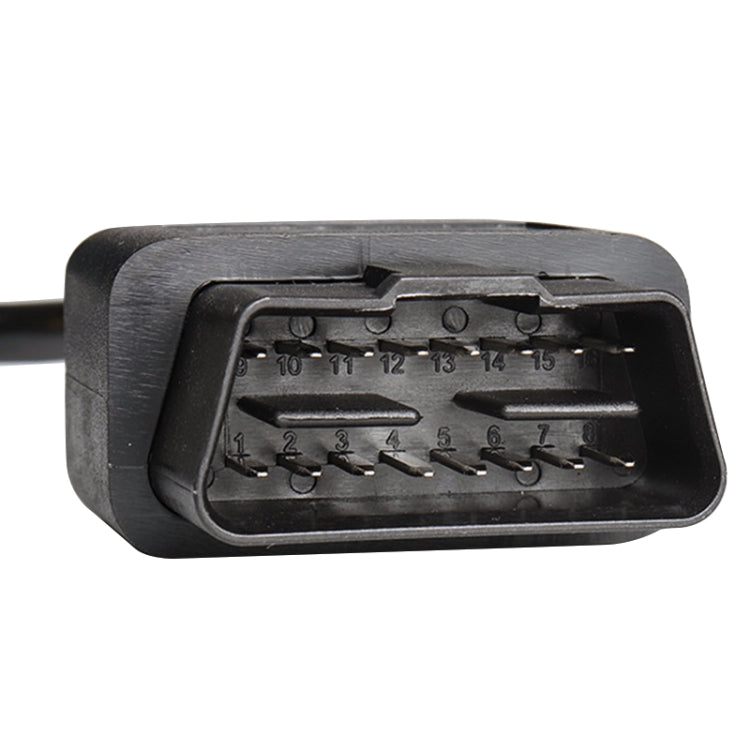 16PIN Male OBD Cable Opening Line OBD 2 Extension Cable for Car Diagnostic Scanner, Cable Length: 100cm, 100cm