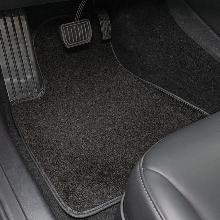 3 in 1 Car Velvet Foot Mat for Tesla Model 3 before 2021, for Tesla Model 3 before 2021