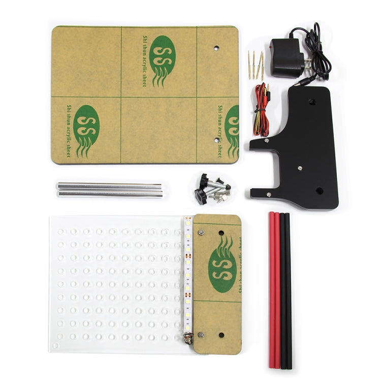 Car LED BDM Frame Holder BDM ECU Brush Test Stand with 4 Probe Pens, US Plug, BDM ECU Brush Test Stand