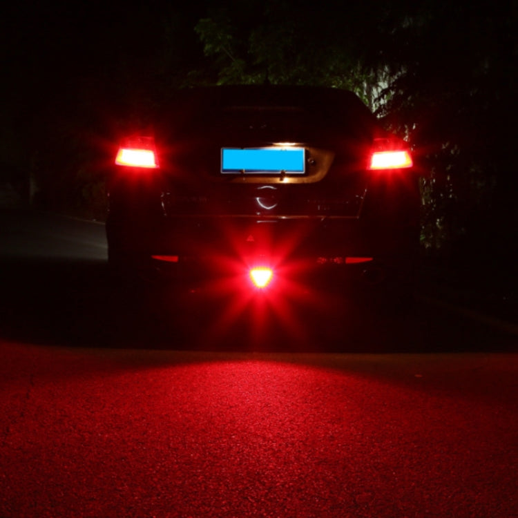 DC12V 1W Car Triangle Highlight Brake Lights Reversing Light with 20LEDs SMD-3528, Triangle (Black), Triangle (Red), Triangle (Transparent)