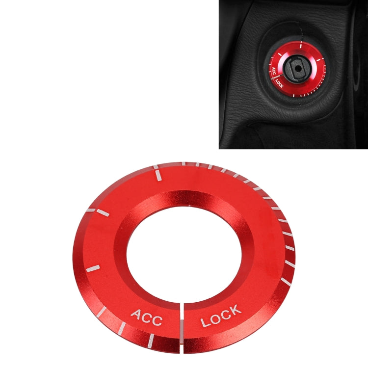 For Mercedes-Benz Metal Ignition Key Ring, Diameter: 4.8cm, For Mercedes-Benz (Silver), For Mercedes-Benz (Blue), For Mercedes-Benz (Red)
