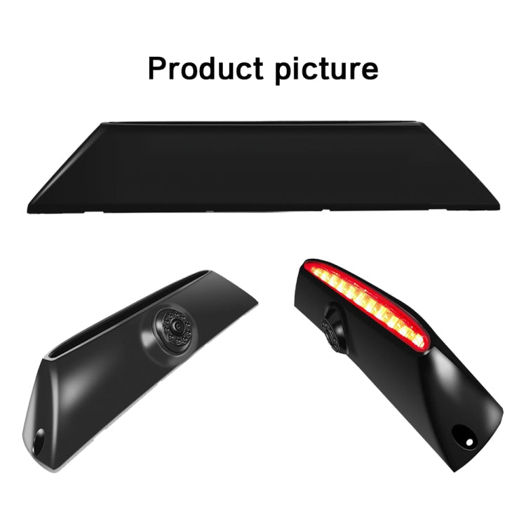 PZ474 Car Waterproof 170 Degree Brake Light View Camera + 7 inch Rearview Monitor for Iveco Daily 4 Gen, PZ474 + 7 inch Rearview Monitor
