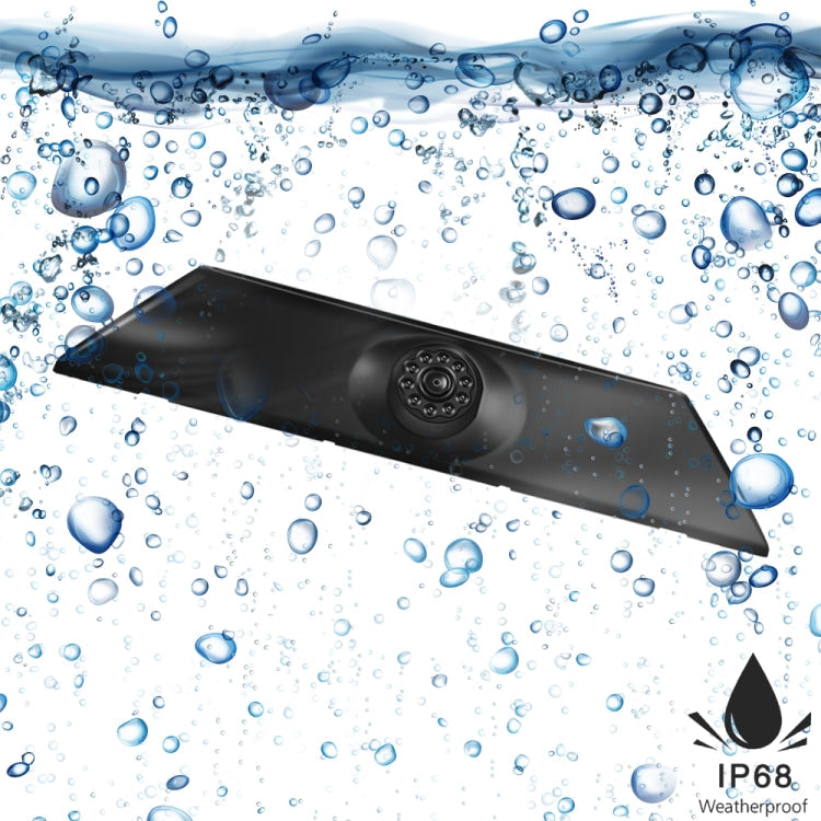 PZ474 Car Waterproof 170 Degree Brake Light View Camera + 7 inch Rearview Monitor for Iveco Daily 4 Gen, PZ474 + 7 inch Rearview Monitor