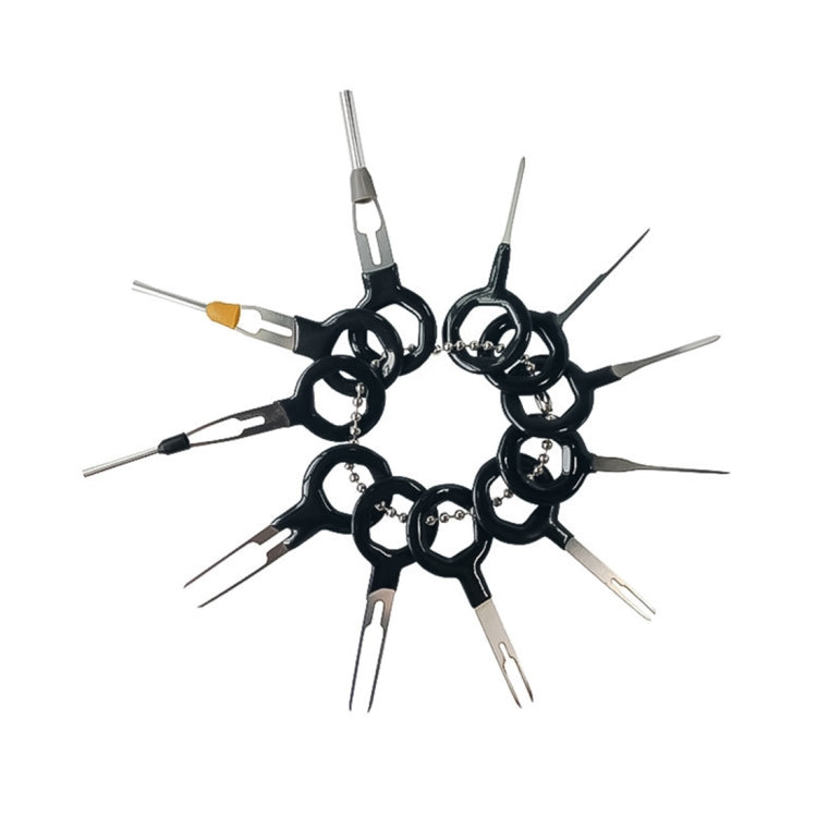29 in 1 Car Plug Circuit Board Wire Harness Terminal Extraction Pick Connector Crimp Pin Back Needle Remove Tool, 29 in 1