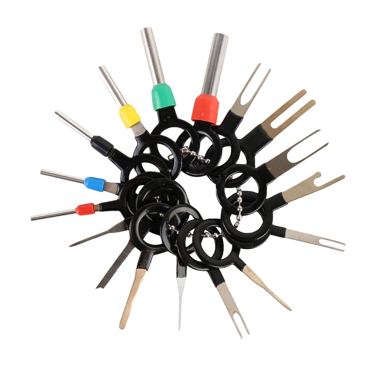 59 in 1 Car Plug Circuit Board Wire Harness Terminal Extraction Pick Connector Crimp Pin Back Needle Remove Tool, 59 in 1